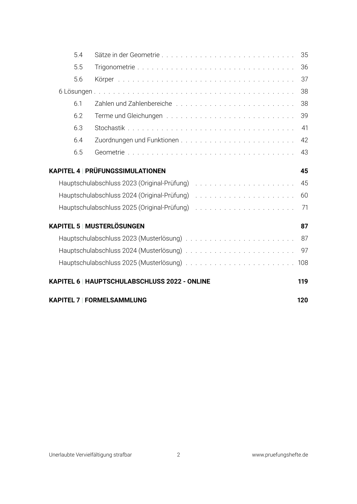 Hauptschule 10. Klasse Mathematik 2026 – Niedersachsen