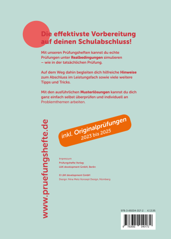 Abitur Deutsch LF 2026 BW – Rückseite