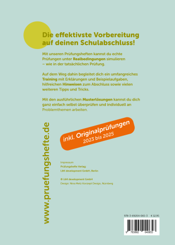 Quali Englisch 2026 – Bayern – Rückseite