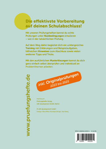 Realschule Englisch 2026 – Hessen – Rückseite