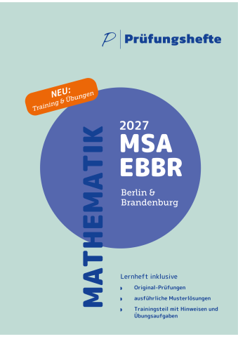MSA und eBBR Mathe 2027 – Berlin / Brandenburg – Vorderseite
