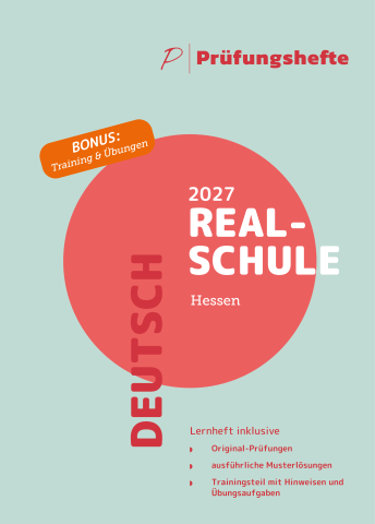 Prüfungsheft Realschule 2027 Hessen – Deutsch - Cover