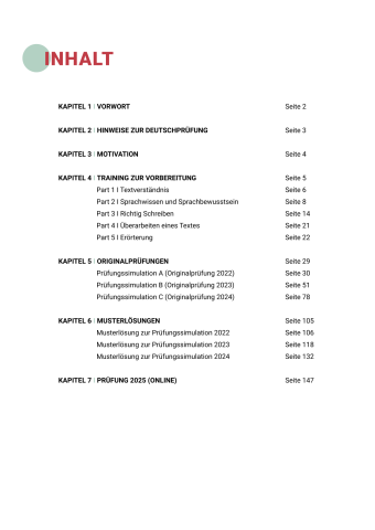 MSA und eBBR Deutsch 2026 – Berlin / Brandenburg – Inhaltsverzeichnis
