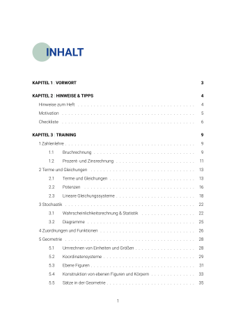 MSA und eBBR Mathe 2027 – Berlin / Brandenburg – Inhaltsverzeichnis